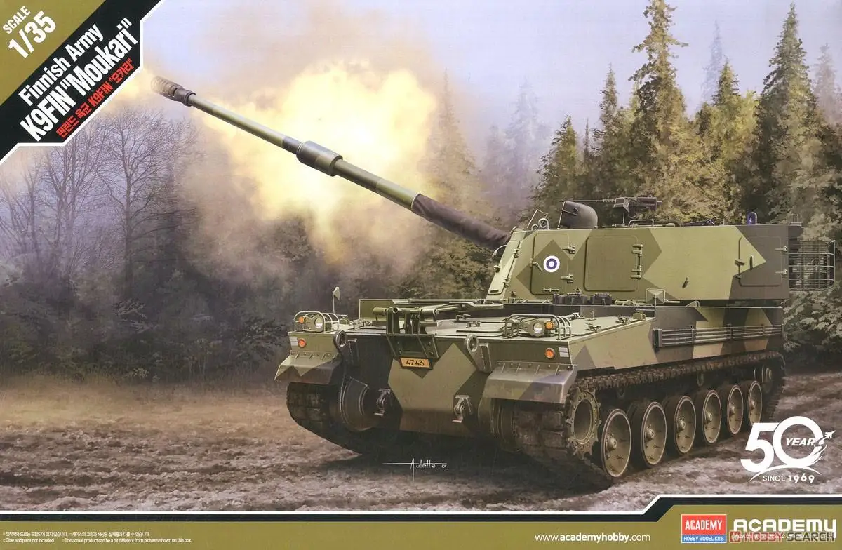 

Academy 13519 1/35 Finnish Army K9FIN "Moukari" 155mm self-propelled howitzer