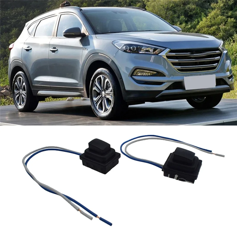 1 คู่ประตูหน้าสมาร์ทจับปุ่มขนาดเล็ก 82661-D3710 82651-D3710 สําหรับHyundai Tucson 2016-2020 ภายนอกPULLER SWITCH