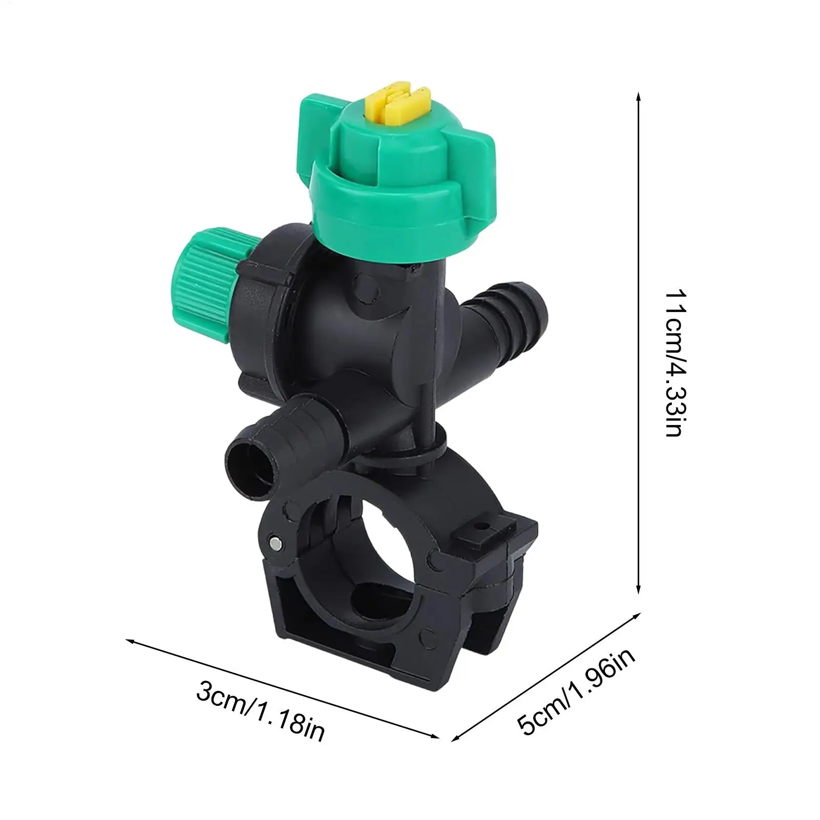Misting Nozzles 4 Piece Fan Shaped Agricultural Spray Nozzles External Thread Mist Sprayer for Greenhouse Garden Watering Lawn view 6