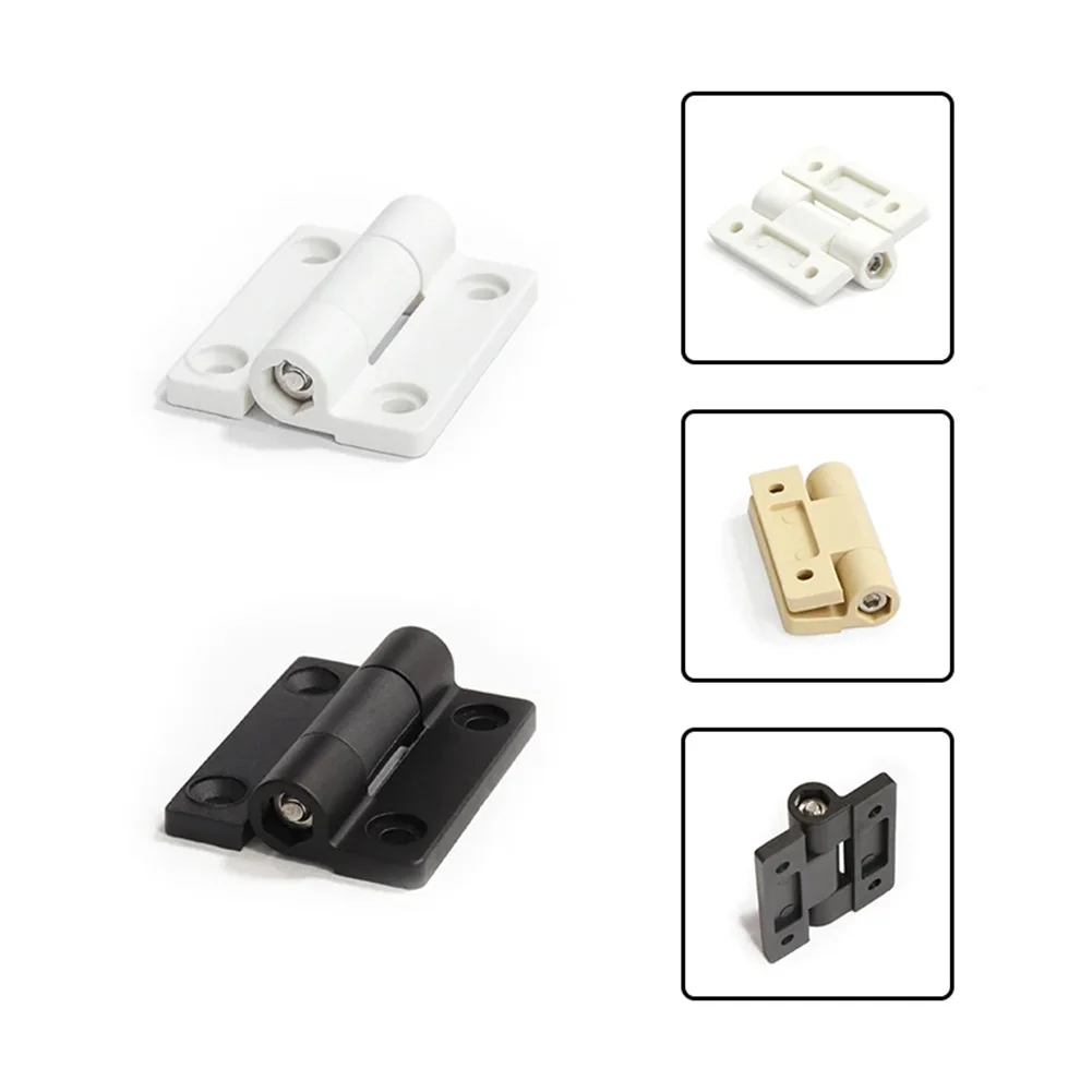2pc 360 Degree Adjustable Torque Nylon Hinge For Furniture Hardware Cabinet Doors Free= Stop Positioning Plastic Hinges 2026 New