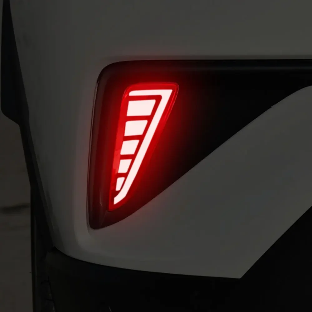 2Pcs Car LED Rear Bumper Brake Light for Toyota C-HR CHR 2016 2017 2018 2019 2020 2021 2022 Rear Fog Lamp Reflector Accessories - view 3