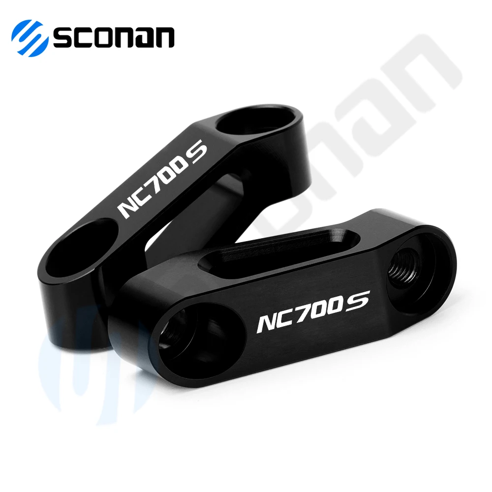 

For NC700S NC700X NC700 S/X -2023 2024 All Year Mirrors extender Rearview Mirror Extender Adaptor Motorcycle Accessories