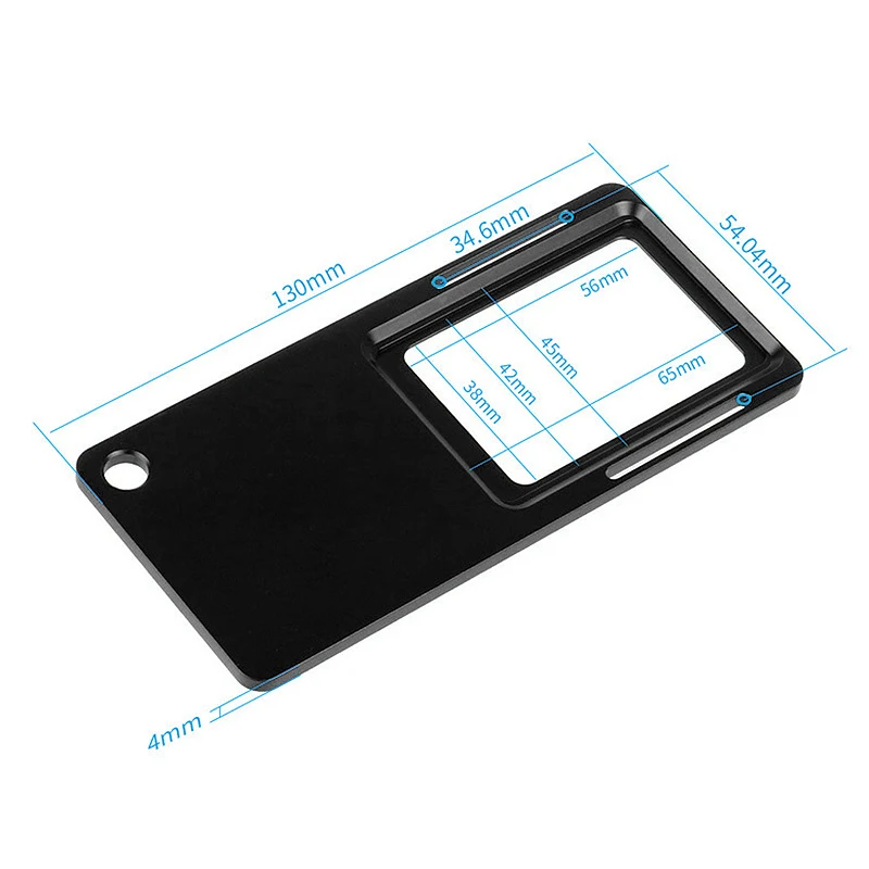Adaptador de cámara de acción a cardán de mano, placa de montaje de interruptor para GOPRO Hero 8, 7, 6, adaptador de Clip para DJI OSMO estabilizador