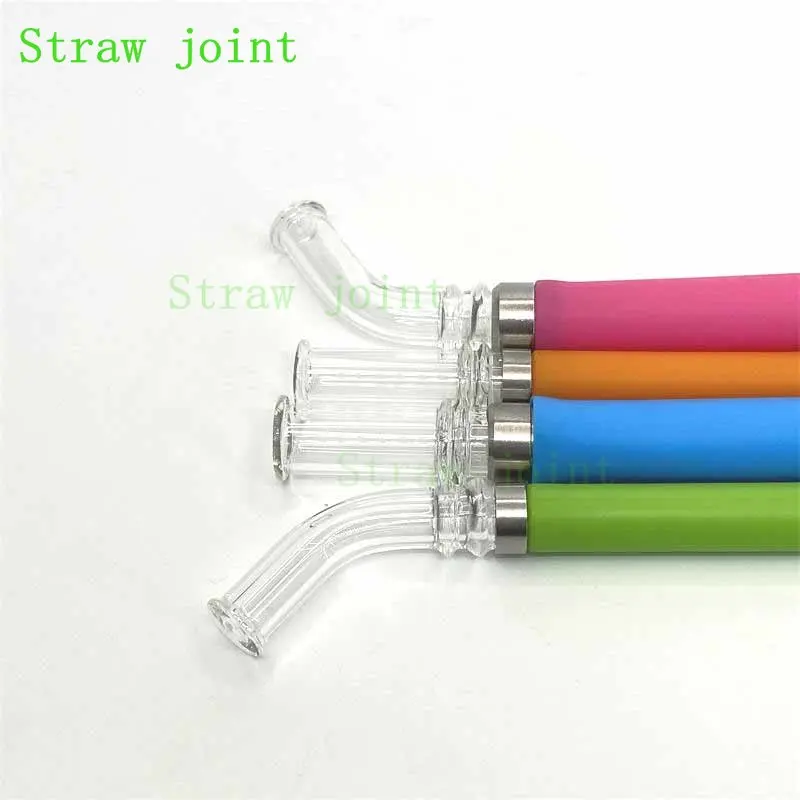 Изогнутый длинный прямой капельный соединитель из нержавеющей стали и стекла 510 810, 1 шт.