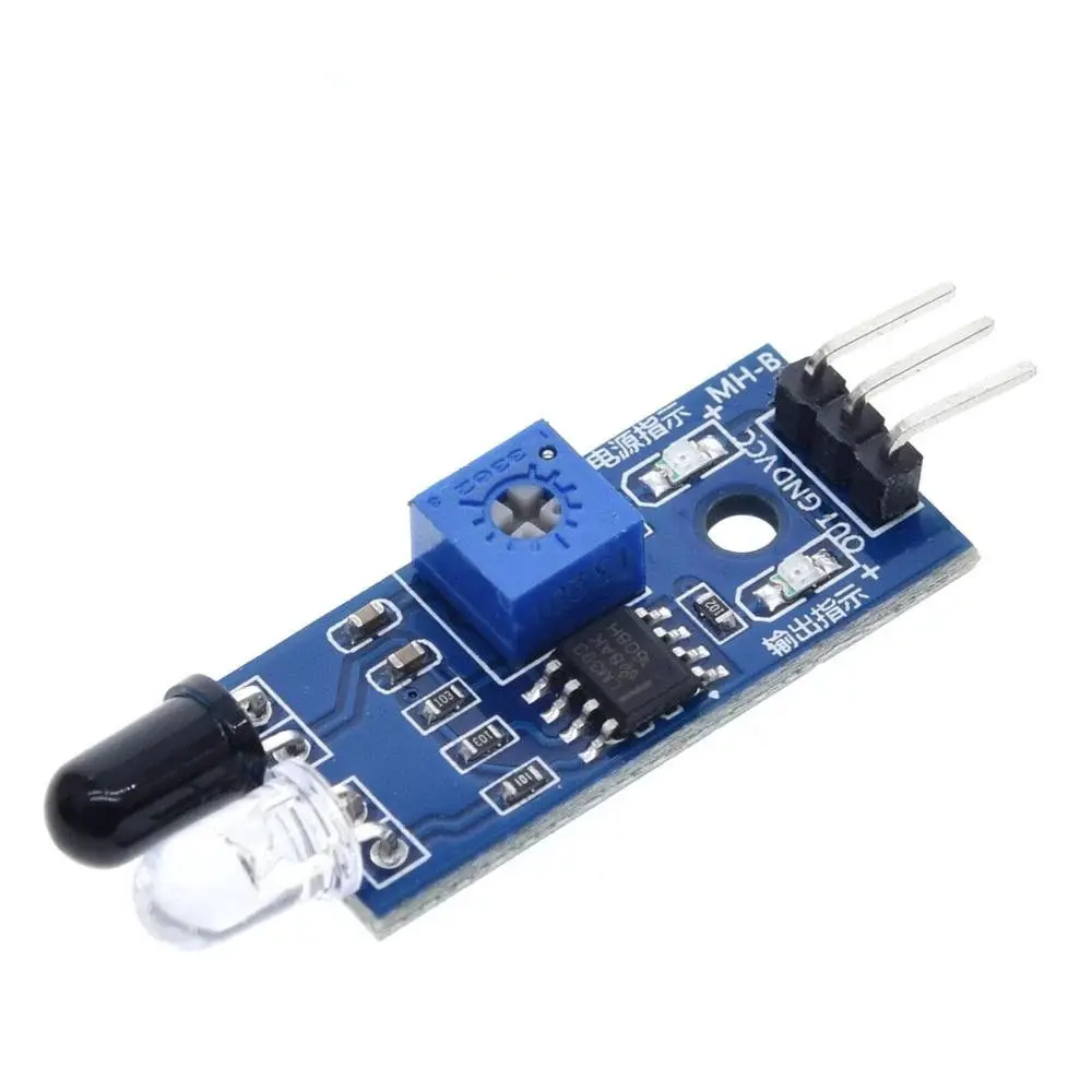 Intelligent car obstacle avoidance sensor module infrared tube module photoelectric reflection sensor tracking tracking