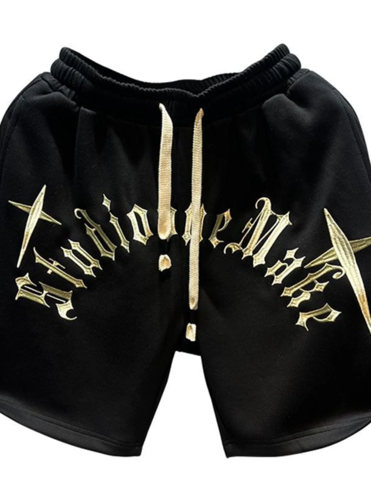 الصيف حجم كبير 300 Pou المطرزة الرياضة orts الرجال فضفاض الأمريكية شارع العليا Haome عادية خمسة أرباع السراويل #5