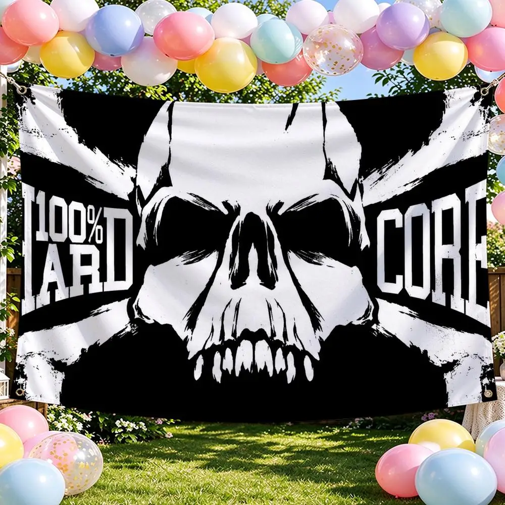 100 Hardcore Flags Banner For Bedroom Outdoor Living Room Restaurant Bar Wall Decor Party