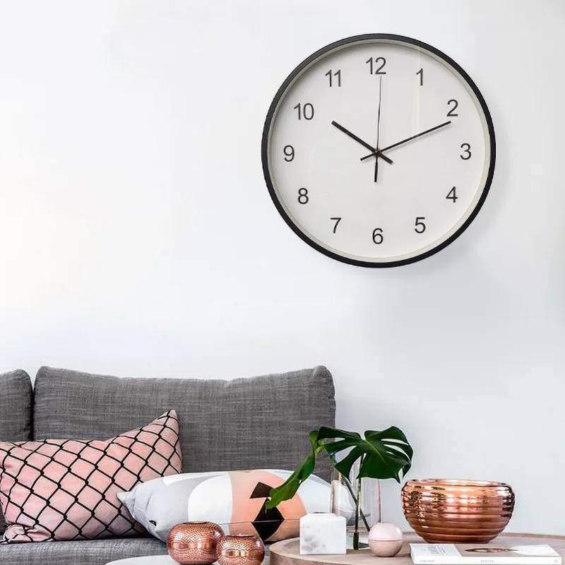 

Zml minimalist wall clock - home living room decorative creative clock
