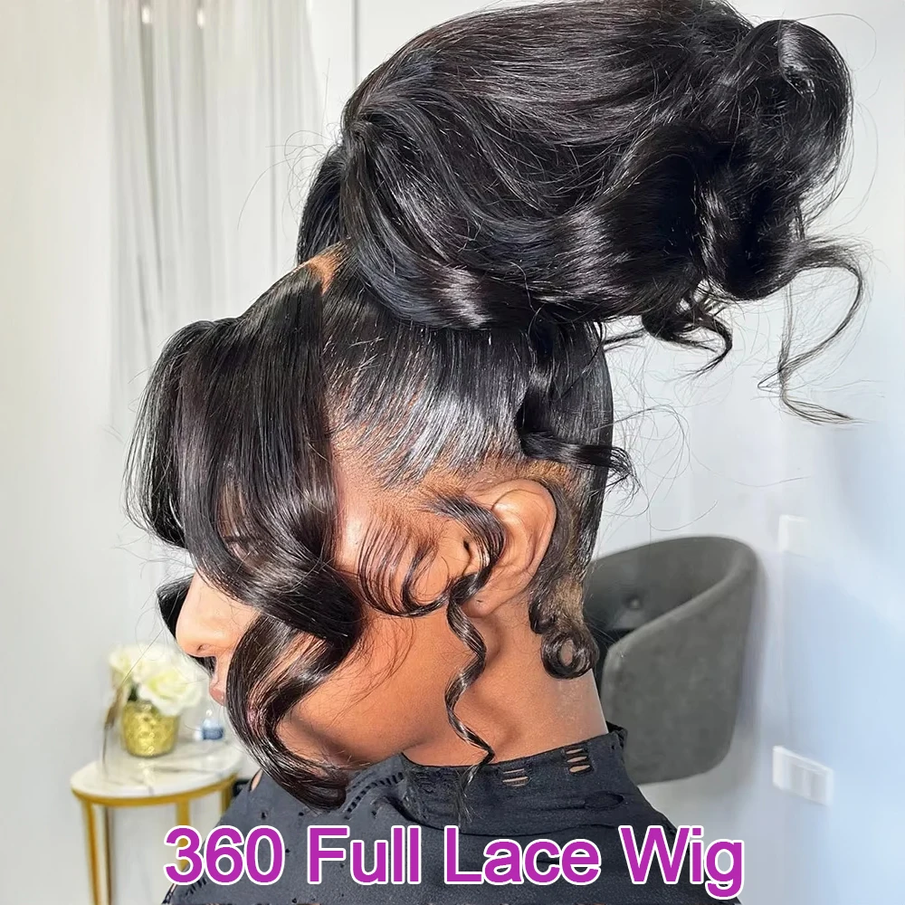 HD الدانتيل الباروكات 100% شعر الإنسان موجة الجسم المائي 13x6 HD الدانتيل الباروكات الأمامية 360 كامل الدانتيل الجبهة باروكة من شعر طبيعي 300% الكثافة للنساء