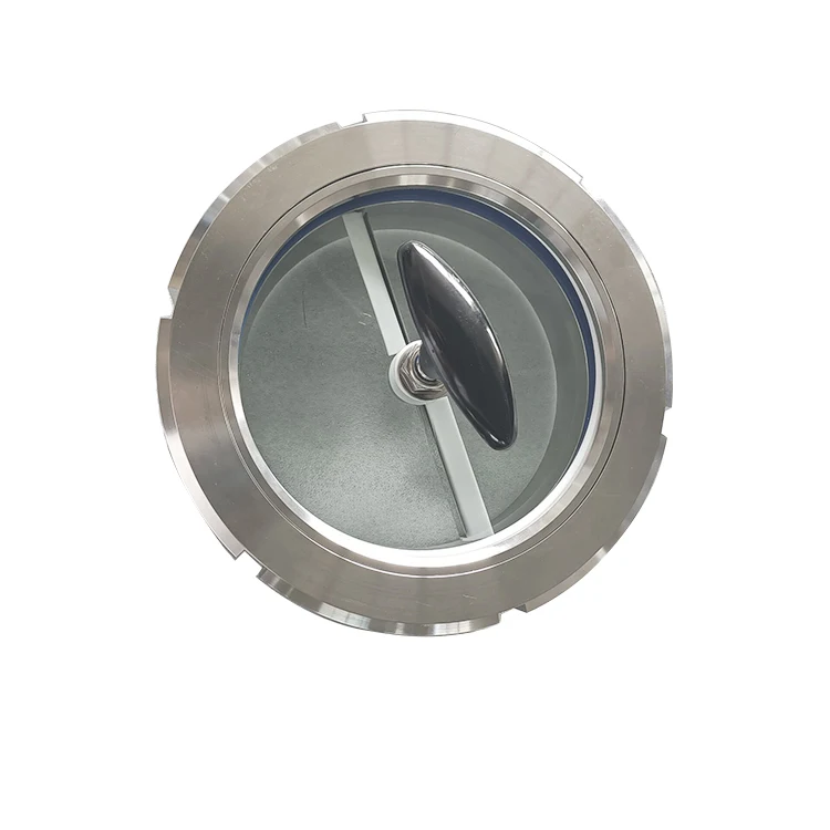 Sanitary Union Welded Stainless Steel 304 Sight Glass with Wiper