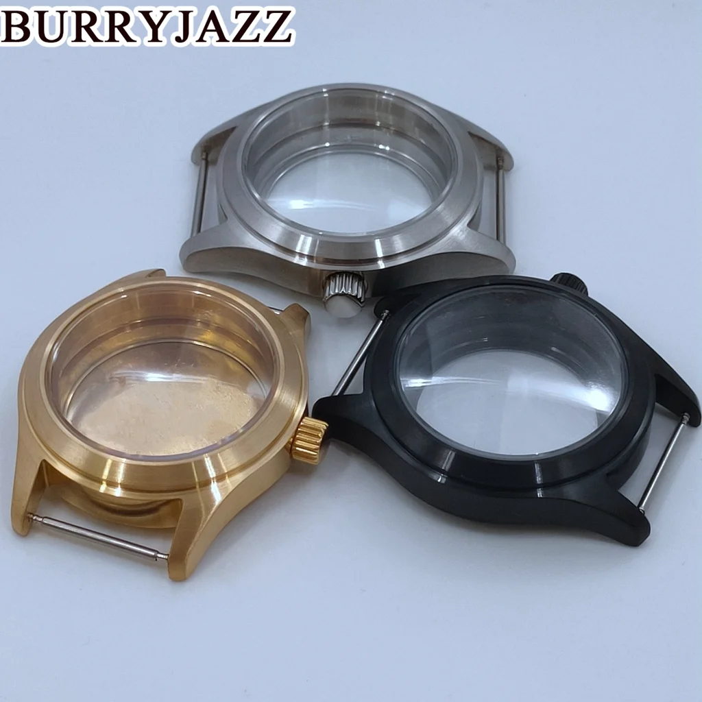 BURRYJAZZ 36mm 39mm NH35 NH36 NH34 NH38 NH39 NH70 NH72 ETA2824 PT5000 Watch Case Waterproof Sapphire Glass Stainless Stell