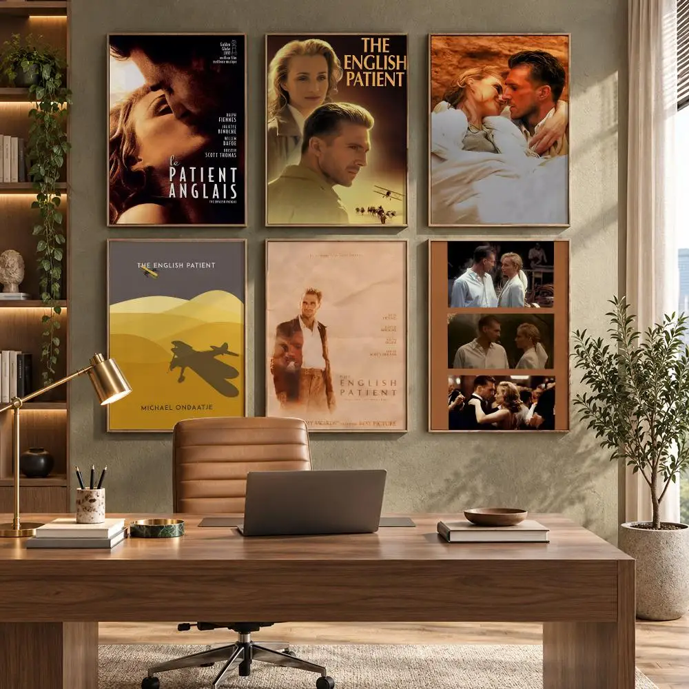 The English Patient Classic Movie Decor Poster HD Waterproof Wall Decal for Study, Living Room & Garage, DIY Great Gift for Fans