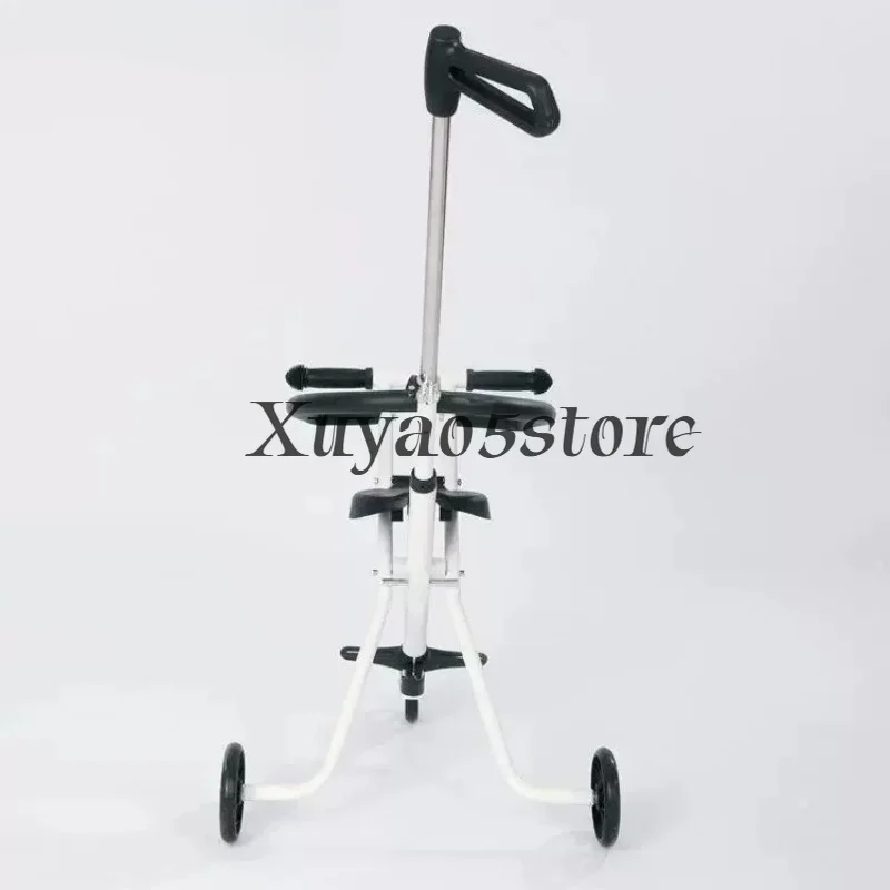 Lightweight Multi‑Purpose Push Cart, One‑Click Folding, Adjustable Reclining Seat, Ride‑On Design for Outdoor Travel & Trips