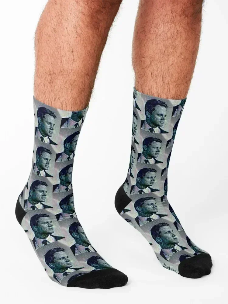 Channing Tatum Portrait Socks Christmas warm winter Antiskid soccer hiphop Socks Women Men's