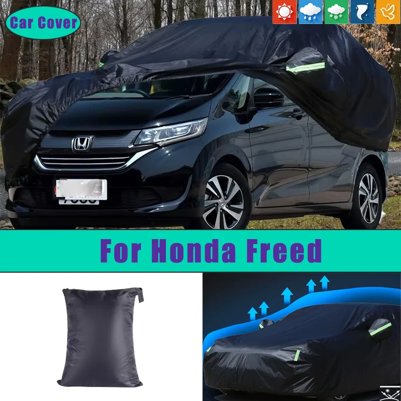 

For Honda Freed Car Full Outer Covers Outdoor Waterproof Dustproof Sun Rain Snow Protection Exterior Car Accessories