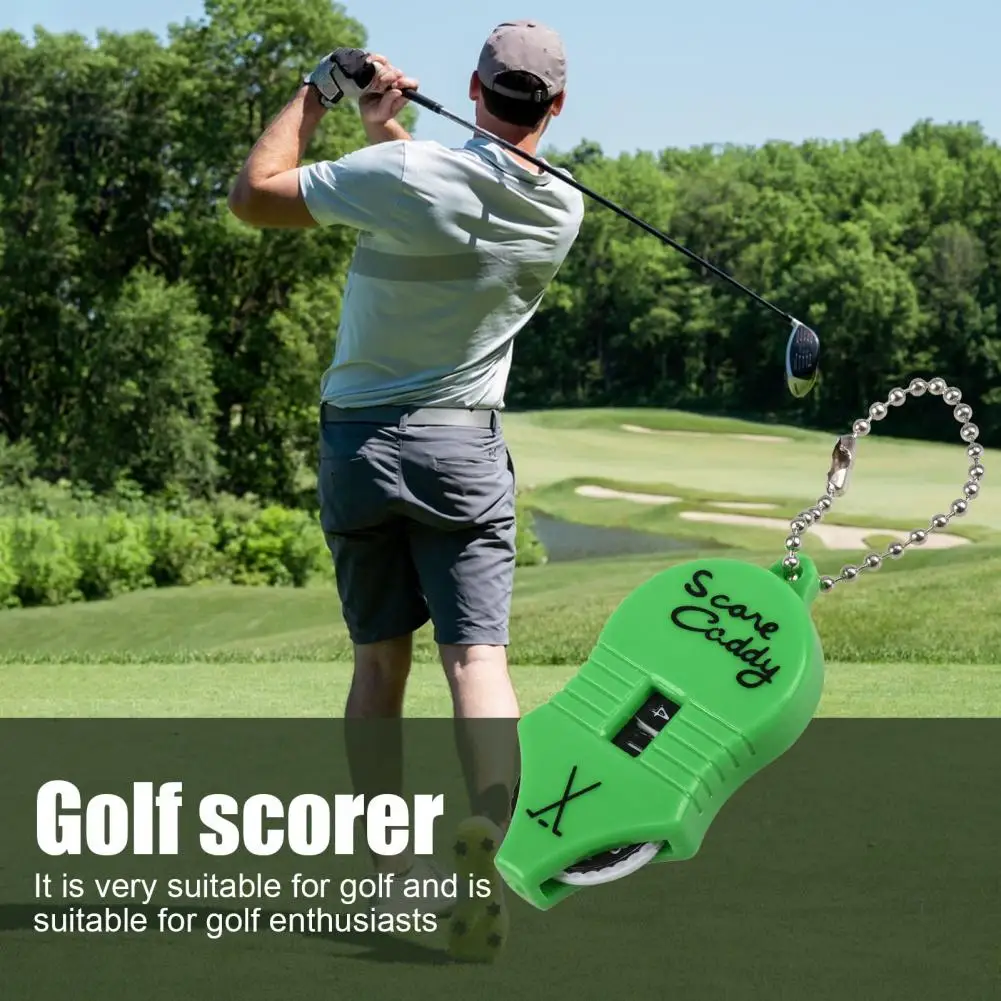 Easy-to-use Golf Score Tracker Portable Golf Score Counter Keychain for Outdoor Sports Mini Stroke Counting Tool with for Putts