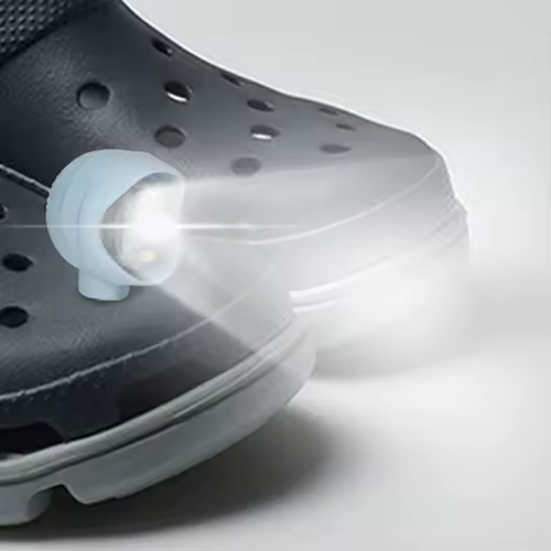 2pcs PVC LED Shoe Lights Charms Accessories for Night Rides, Walks & Dog Walks,Shoes Charms, 3 Lighting Modes - Image 4