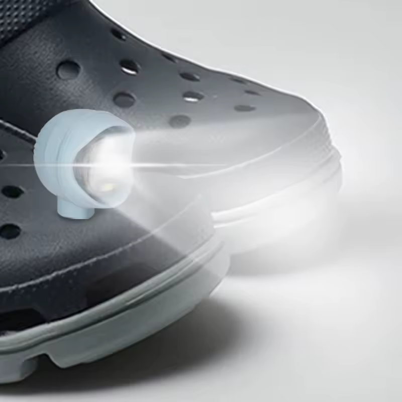 2pcs PVC LED Shoe Lights Charms Accessories for Night Rides, Walks & Dog Walks,Shoes Charms, 3 Lighting Modes - Image 4