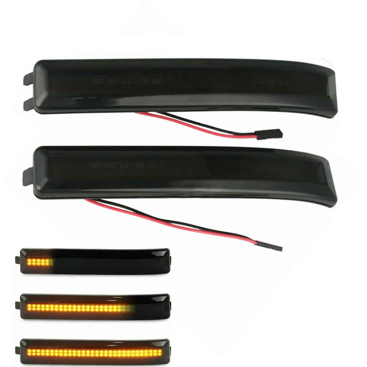 

Suitable for Ford F150 rear view mirror rear water turn signal Ford dynamic racing turn signal light