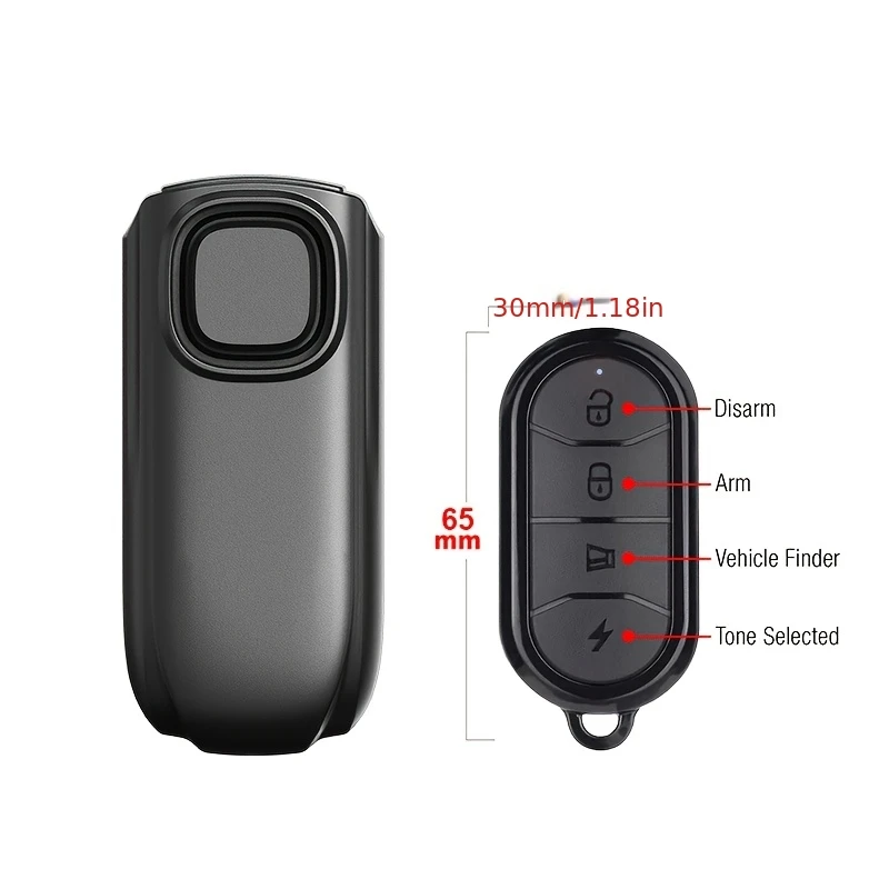 YNF 113dB Hochleistungs-Vibrationssensor-Fahrrad-Sicherheitsalarm, Ausgestattet mit Fernbedienung, Einfaches Ein- und Ausschalten – Detail 8