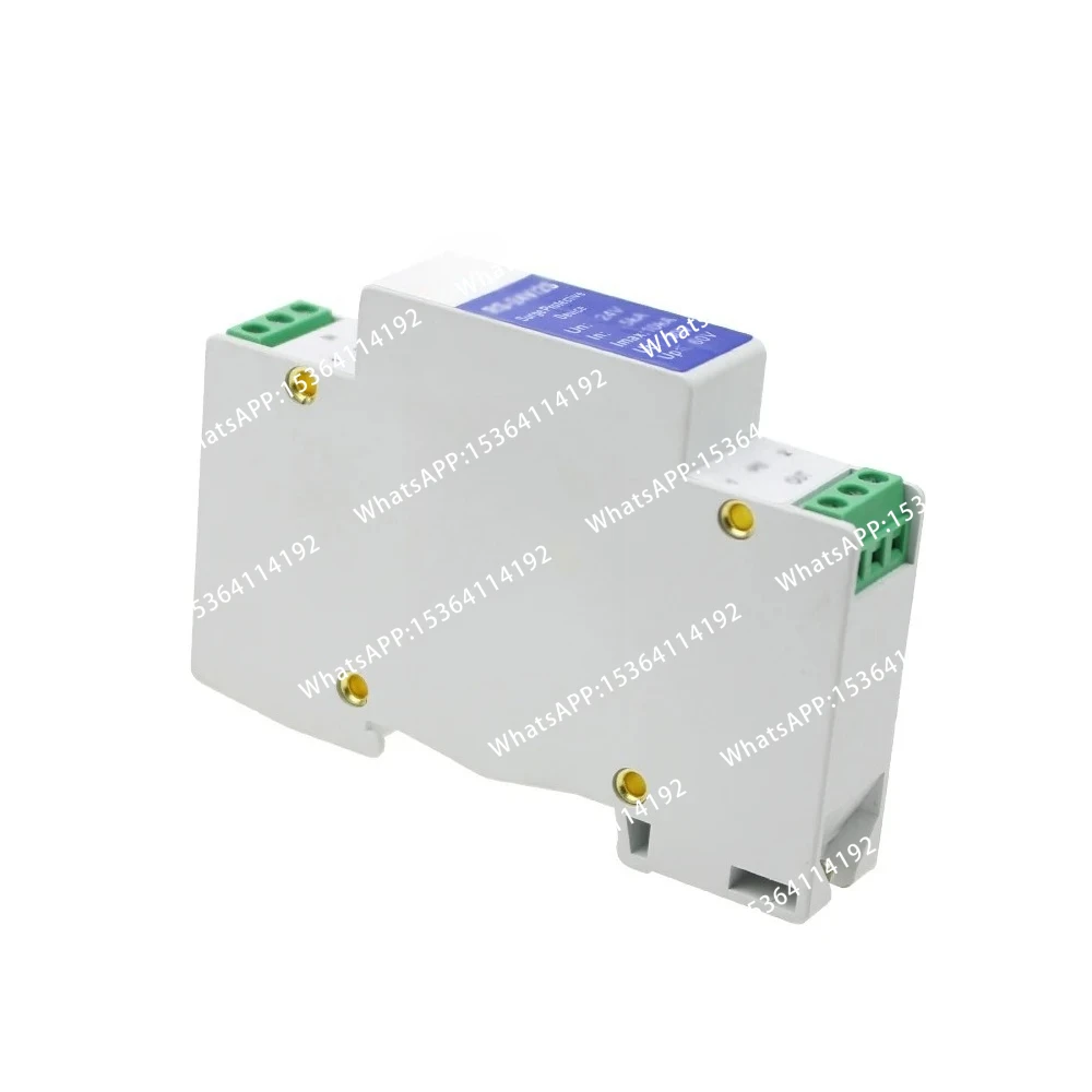 Din Rail 12V 24V 48V 220V AC/DC Power Supply Lightning Surge Protector Arrester  Surge Protective Device