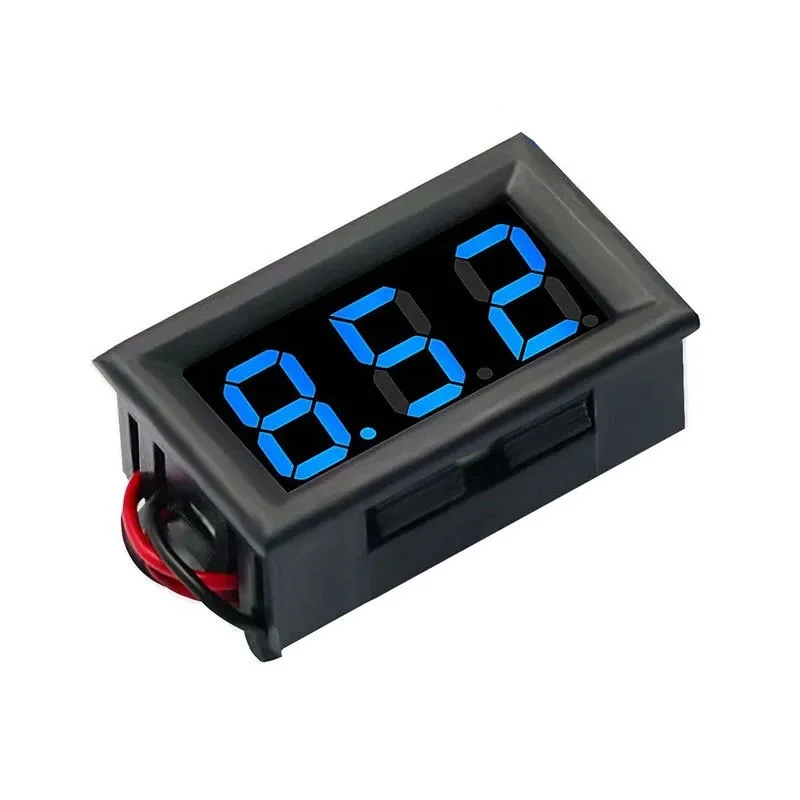 DC 5-120V LED Digital Display Two-wire Voltmeter DC Digital Voltmeter Head Display Reverse Connection Protection Test Tools New