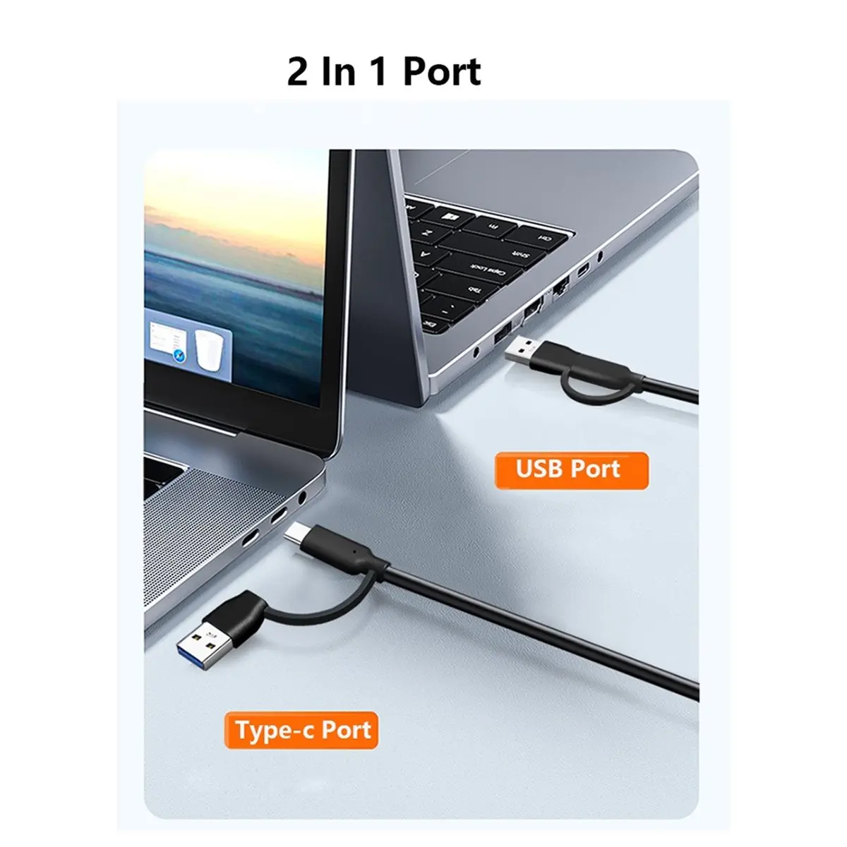 

USB 3.0 USB-C адаптер-сплиттер для двух HDTV-мониторов: расширение экрана и дублирование изображения