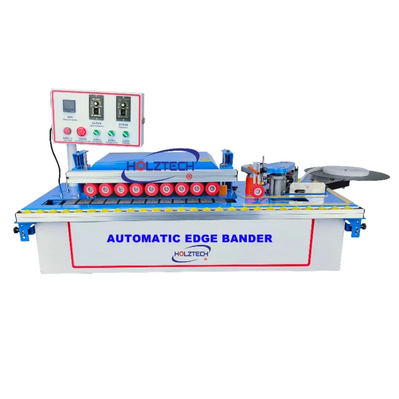 

straight automatic feeding edge banding machine compact edge bander edgebinder automatic trimming polishing