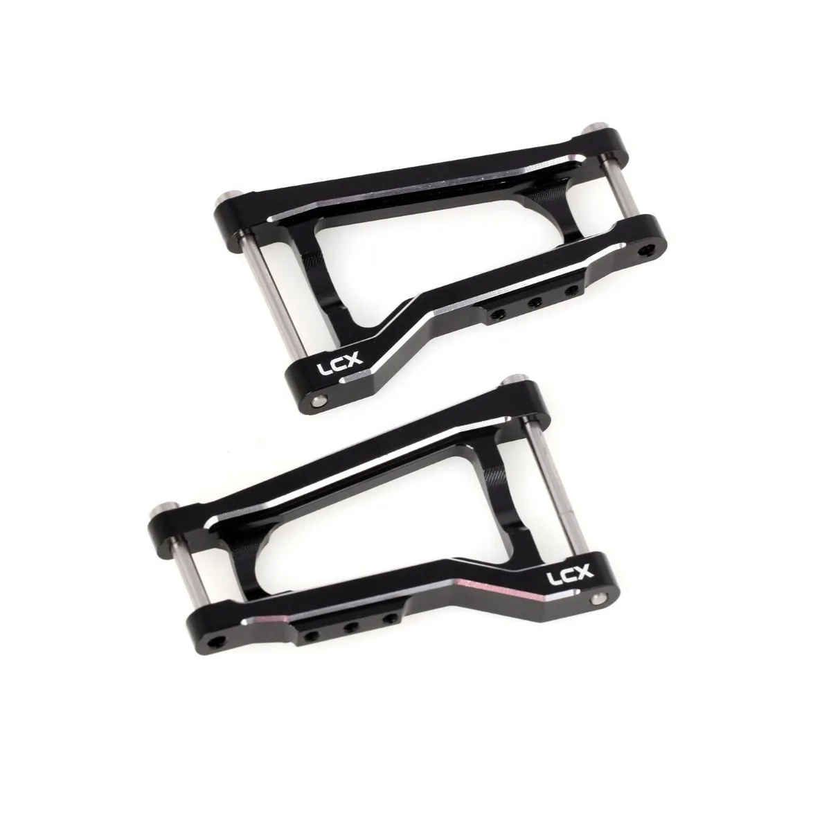 LCX Racing 1/10 RC Truck CNC Aluminum Rear Suspension Arm Set for Traxxas Drag Slash 1967 C10 Upgrades Parts Accessories