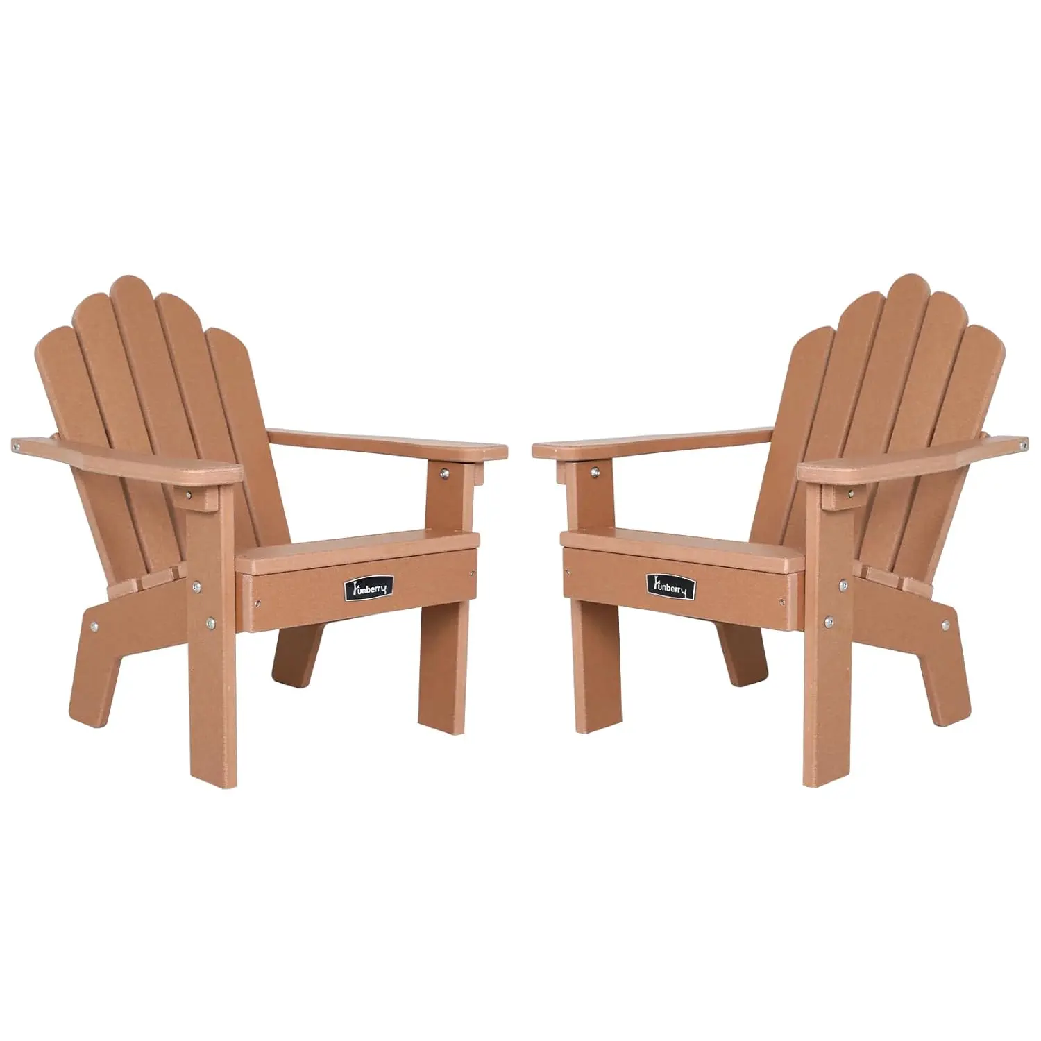 Kids Outdoor Chair, CPC Certified HDPE Kids Adirondack Chairs Set of 2, All