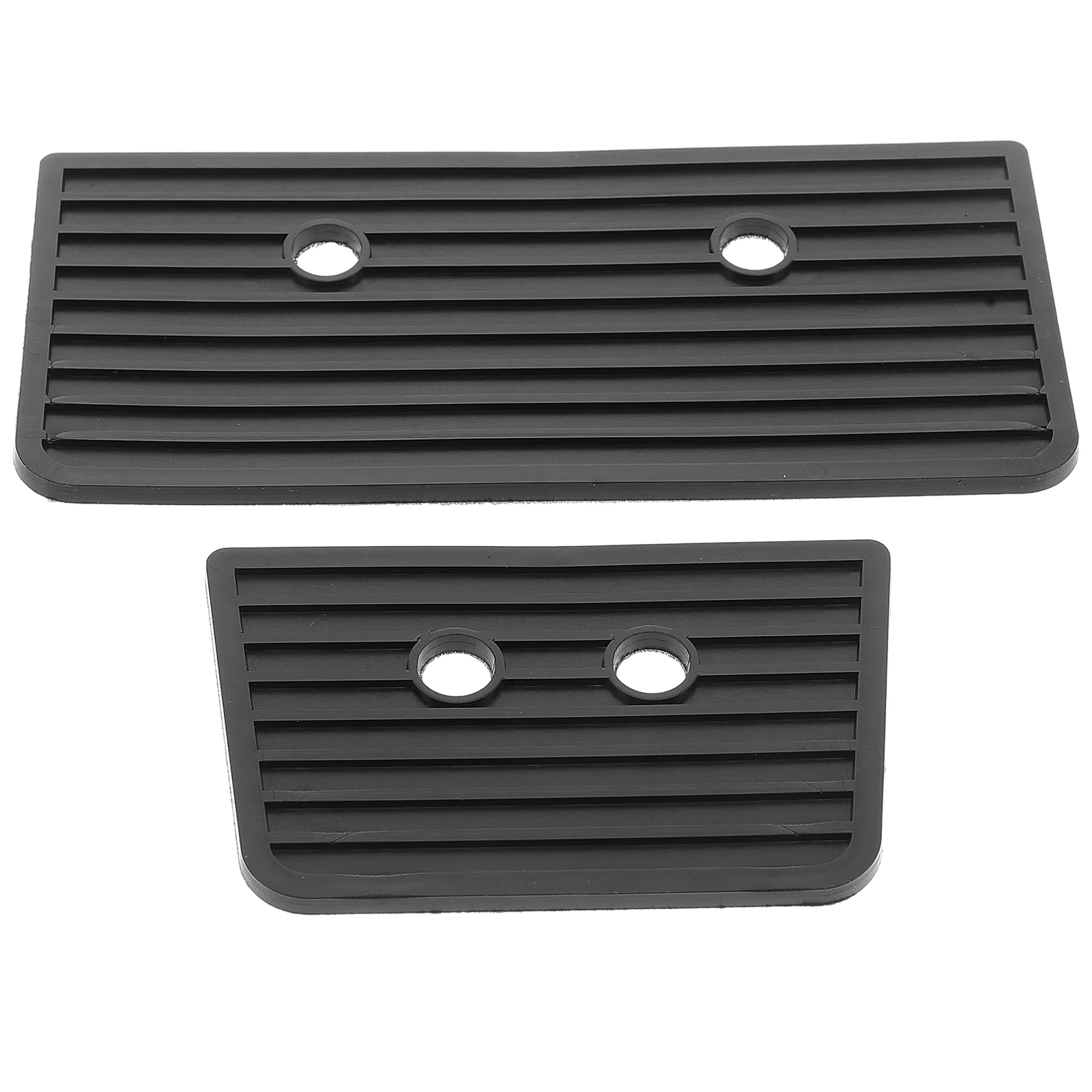 2 Pcs Hammer Anti-slip Pad Metal Drum Guards Musical Instrument Accessories Bass Antiskid Pads Professional Pedal Rubber Hoop