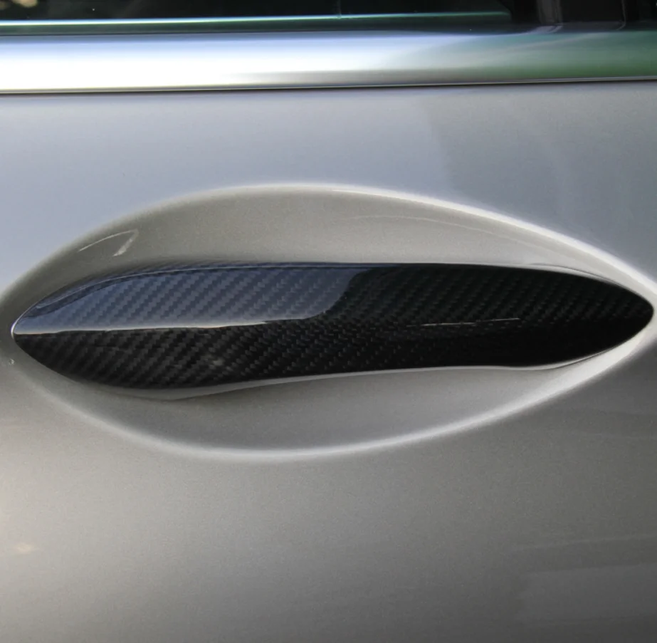 Fit for BMW F10 5 6 7 Series Carbon Fiber Outer Door Handle Cover Trim