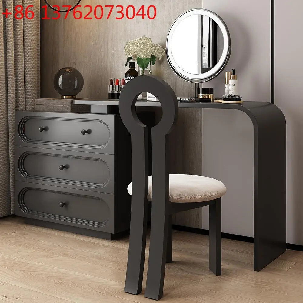 이탈리아 미니멀리스트 서랍장 통합형 침실 모던 미니멀리스트 수납 화장대