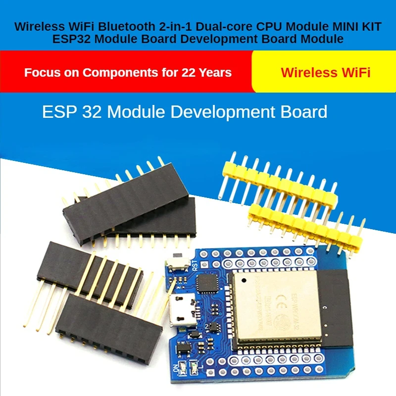 Wireless WiFi Bluetooth 2-in-1 Dual-Core CPU Module MINI KIT ESP32 Module Board Development Board Module