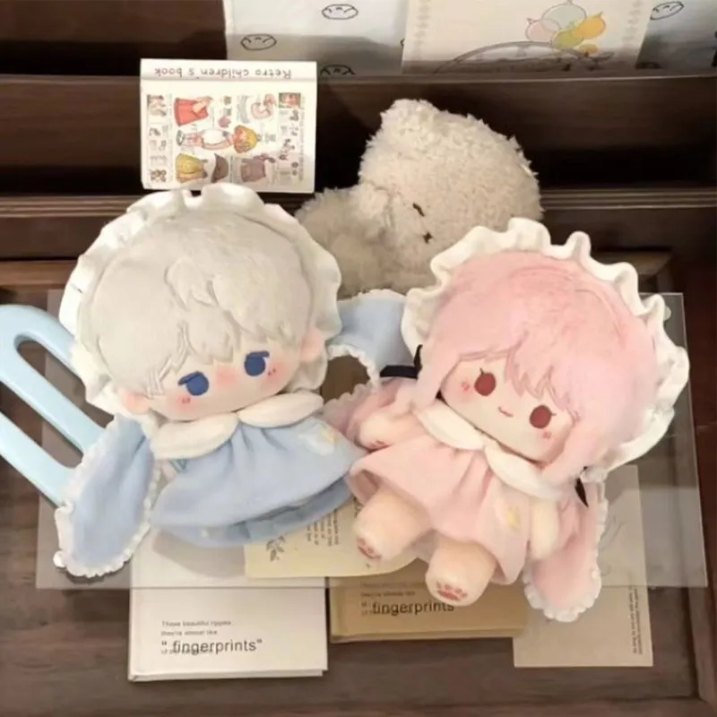 

Cute Couple Outfit Set For 10cm Cotton Dolls, Plush Doll Clothes Replacement Anime Game Peripherals Doll Fans Toy Accessory