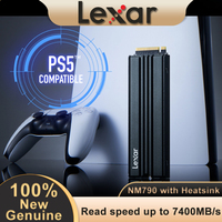 Lexar NM790 with Heatsink 1TB 2TB Internal Solid State Drive PCIe Gen4 NVMe M.2 2280 Up to 7400MB/s Read for Compatible with PS5