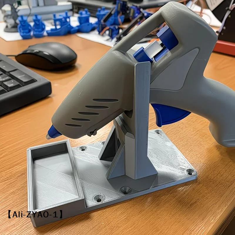 【O】Hot Glue  Stand With Glue Tray Glue  Base Organizer Hot Glue  Storage Holder DIY Tools Storage Home Repair