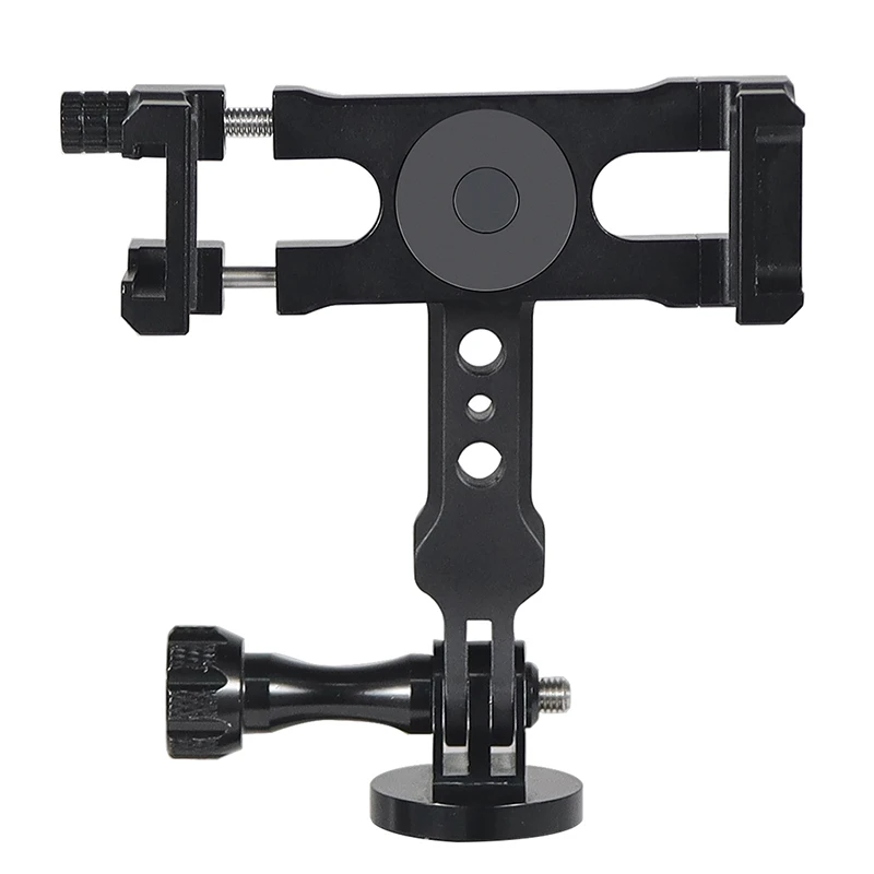 Handy-Ständer halter 360-Grad-Drehung Stativ adapter Kalt schuh 1/4 "Halterung für Smartphone Vlog Selfie Stick Lichter stehen – Detail 25