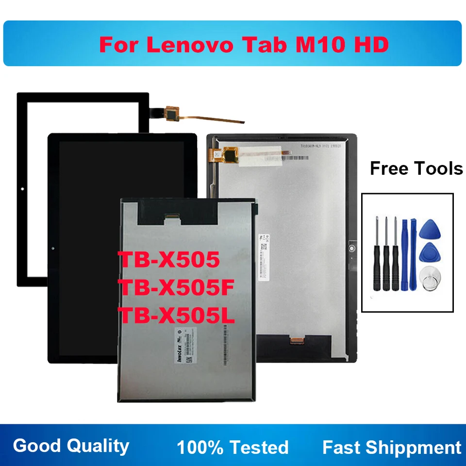 10.1'' For Lenovo Tab M10 TB-X505 TB-X505F TB-X505X TB-X505L