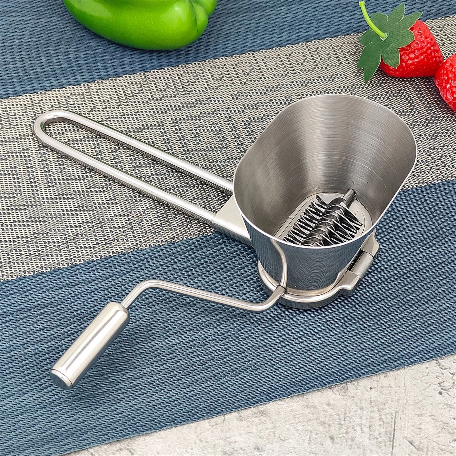 Kitchen Accessories Stainless Steel Coriander Chopper Herb Mincer Grinder Parsley Vegetable Grater Cooking Seasoning Apparatus
