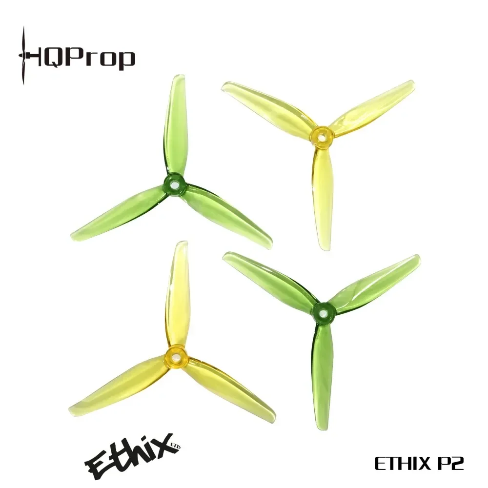 HQPROP Ethix P2 Pickle Prop  CW CCW Poly Carbonate FPV Drone Propeller for Freestyle & Racing Durable RC