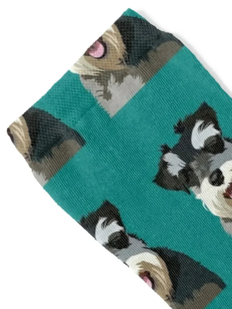 Schnauzer dog art pets dogs cute sweet puppy Socks floor aesthetic shoes designer brand Socks Woman Men's