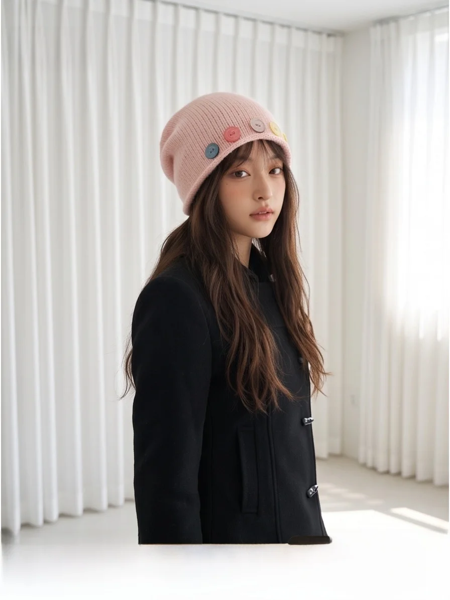 warm-knitted-hat-winter-anti-cold-women's-style-thickened-ear-protection-casual-leisure-fashion-retro-style-adjustable-size