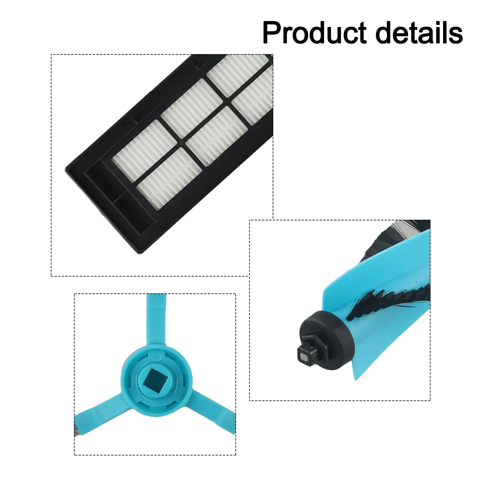 Roller Seite Pinsel Filter Kit Für Cecotec Für Conga 3090 Serie Staubsauger Ersatzteile Ersatz Zubehör