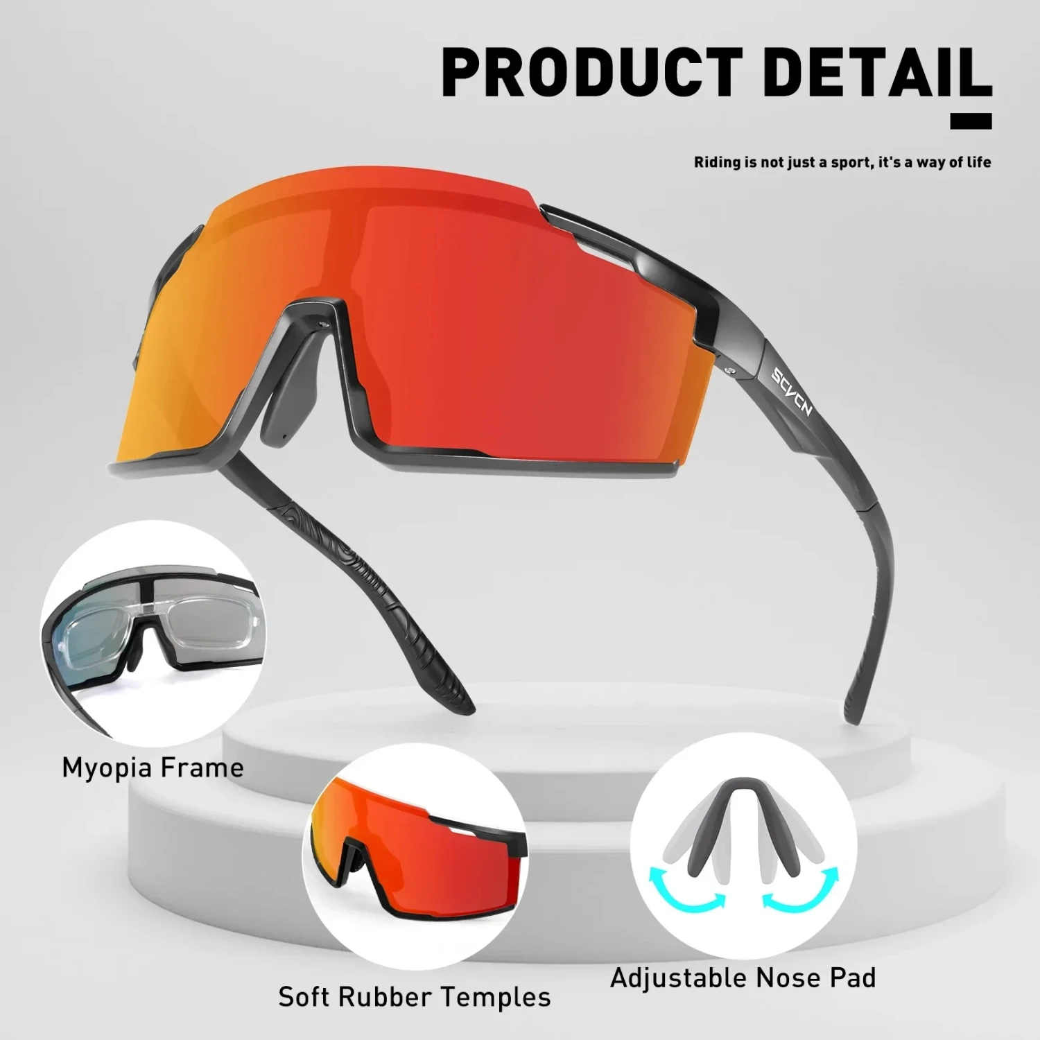 Óculos de sol ao ar livre para homens e mulheres, Road Bike Cycling Óculos, MTB Mountain Bicycle Eyewear, Running Sports, UV400 Goggles, Novo