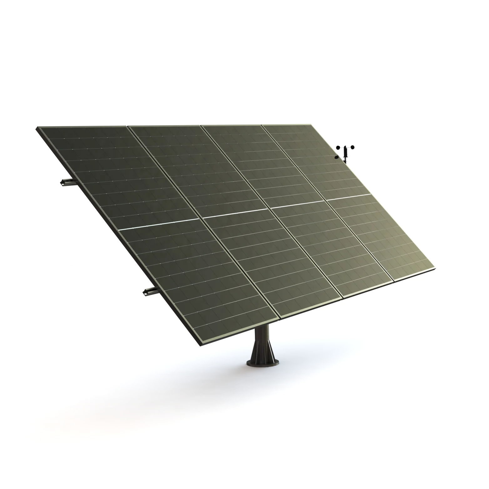 Dual Axis Solar Tracker/Sun Tracking Customized Driven By Dual Axis Slewing Drive With Light Sensor Follow Sun Accurately