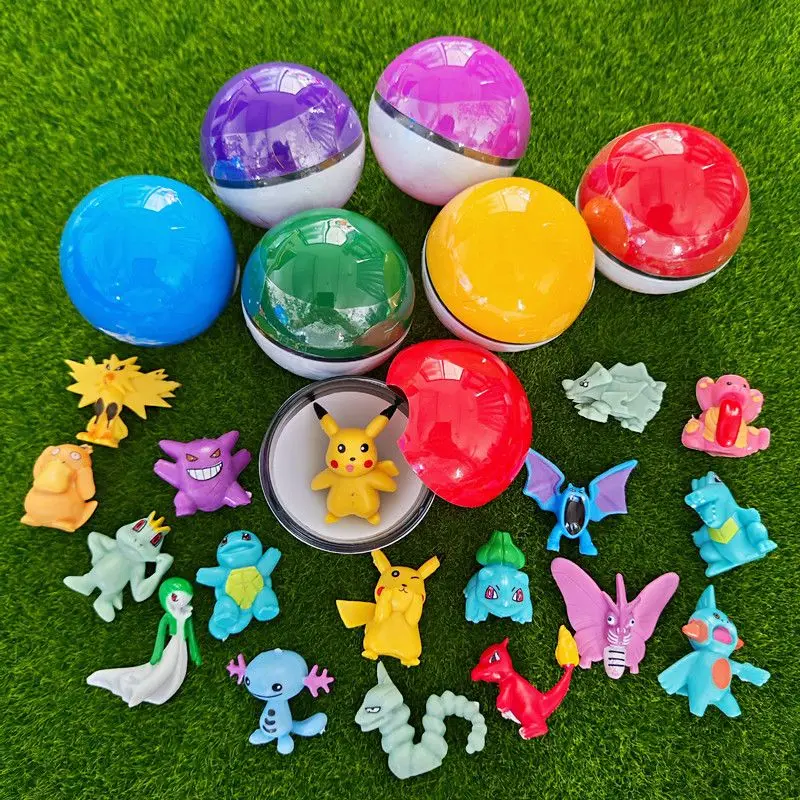 50mm Pokémon Poké Ball Blind Box Figure Cute Cartoon Mini Ornament Student Toy Fun Creative Best Gift view 5