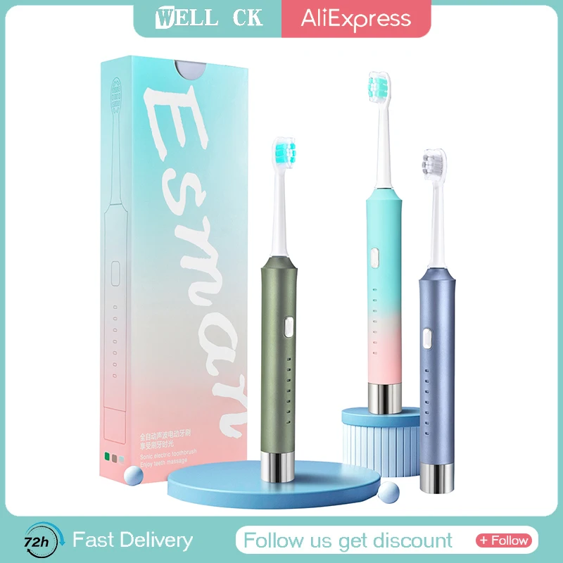 

Electric Toothbrush Sonic Usb Fast Charging Electric Rechargeable Teeth Replacement Head Delivery Within 48 Hours WDD-A64