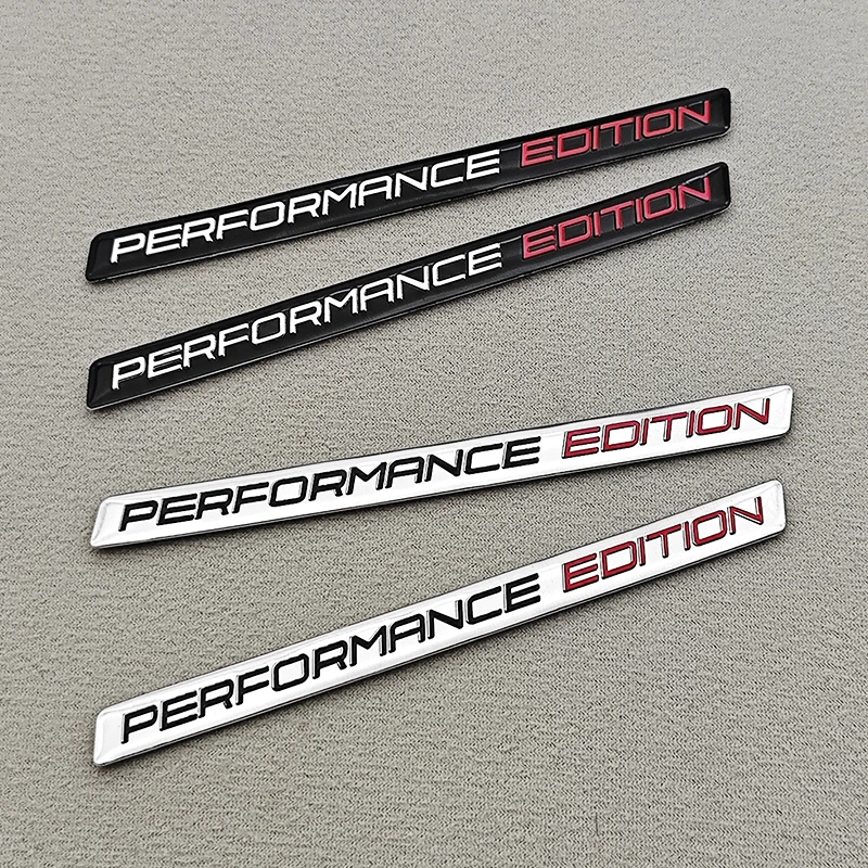 2pcs 3D Aluminum Auto Motorcycle Sticker Logo Performance Edition Decal For BMW Suzuki Kawasaki Yamaha Aprilia Ducati Accessorie