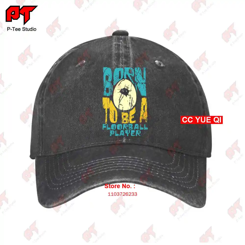 

Born To Be A Floorball Player Baseball Caps Truck Cap UVPO